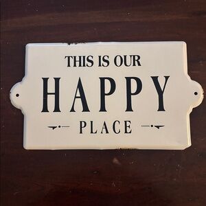 Rustic Metal Home Sign